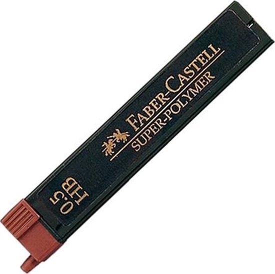 Faber-Castell potloodstiftjes vultpotlood - Super-Polymer - lijnbreedte 0,5mm - hardheid HB - 12 stuks - FC-120500