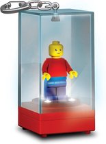 Lego Minifiguur Sleutelhanger Display Case Rood