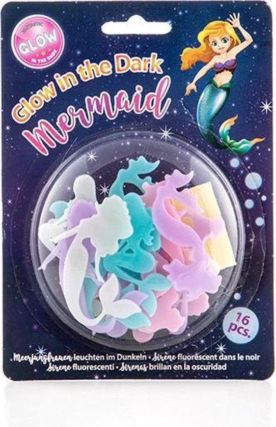 Junior Knows Fluorescent Mermaids (Lot de 16)