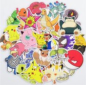 72 Pokémon Stickers – Celvar – Watervast & UV Bestendig – 100 Verschillende Stickers – Hoge Kwaliteit Vinyl Stickers – 100 Coole Pokémon Stickers Mix - Voor Laptop, Telefoon, Skate