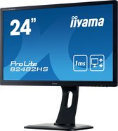 iiyama ProLite B2482HS-B1 computer monitor 61 cm (24") 1920 x 1080 Pixels Full HD LED Zwart