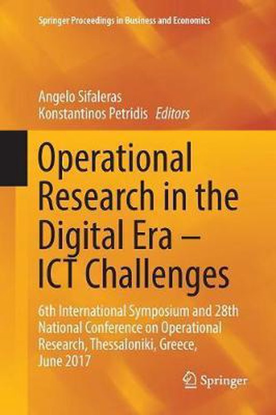 Springer Proceedings in Business and Economics- Operational  ... - cover