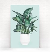 HIP ORGNL Schilderij Royal Mint - 40x60cm - wanddecoratie - plant - natuur