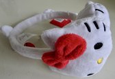 Witte oorwarmers van Hello Kitty, oortjes