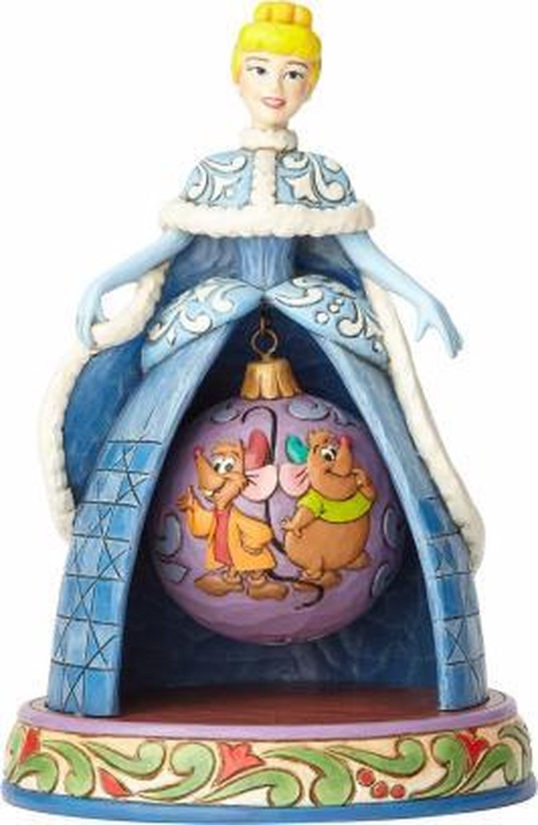 Disney beeldje - Traditions collectie - Tidings of Friendship - Cinderella Christmas Figurine