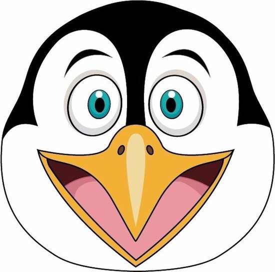 Kartonnen pinguin masker voor kinderen | bol.com