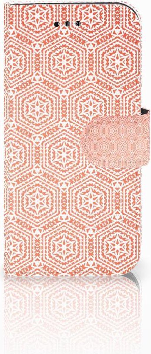 Samsung Galaxy A3 2017 Telefoon Hoesje Pattern Orange