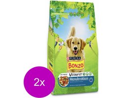 Bonzo Vitafit Menu Brokken Kip&Groente - Hondenvoer - 2 x 3 kg