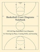 Basketball Court Diagrams Notebook