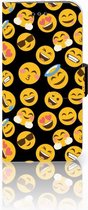 Geschikt voor Samsung Galaxy A3 2017 Bookcase Hoesje Design Emoji