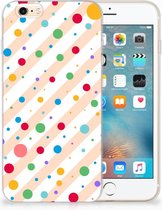 Geschikt voor iPhone 6 | 6S Back cover Design Dots
