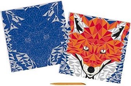 Janod – Coffret Scratch Art 8 Activités Créatives – Cartes à Gratter, Masques, Attrape-rêves – Dès 7 Ans – Les Ateliers Du Calme