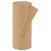 Bruin pakpapier op rol, industriële kwaliteit 90 g/m²