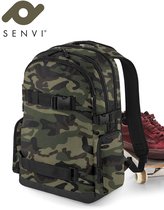 Senvi Old School Rugzak-Backpack Kleur Camouflage (Met Compressiebanden)