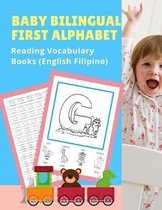 Baby Bilingual First Alphabet Reading Vocabulary Books (English Filipino