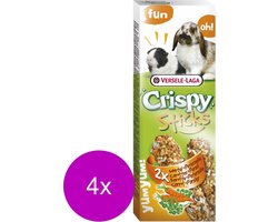 Versele-Laga Crispy Sticks Konijn&Cavia - Konijnensnack - 4 x Wortel