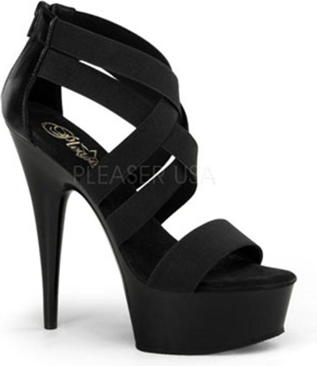 Goedkoopste Delight-669 black - (EU 41,5 = US 11) - Pleaser