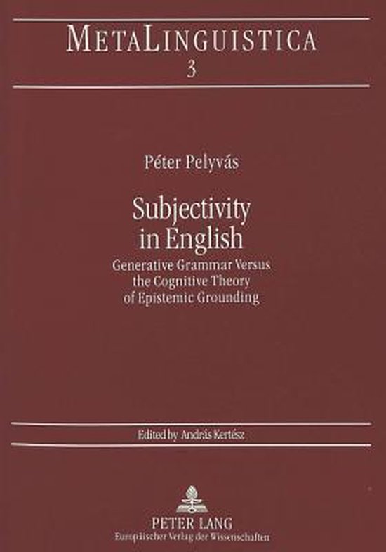 Subjectivity in English - cover