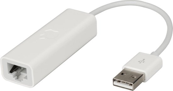 Vooruitgang waarschijnlijkheid medeleerling Apple USB Ethernet Adapter - Netwerkadapter - USB 2.0 - 10/100 Ethernet -  voor MacBook Air | bol.com