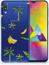 Geschikt voor Samsung Galaxy M20 TPU Hoesje Design Banana Tree