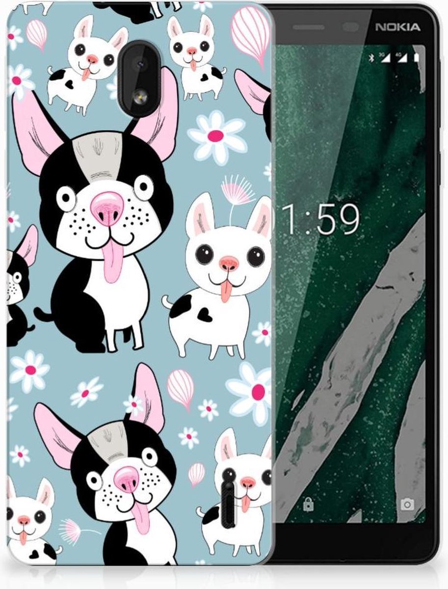 Nokia 1 Plus TPU Hoesje Hondjes