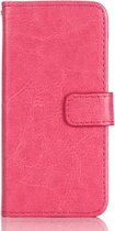 Protective cyclone wallet case hoesje iPhone 5SE Roze