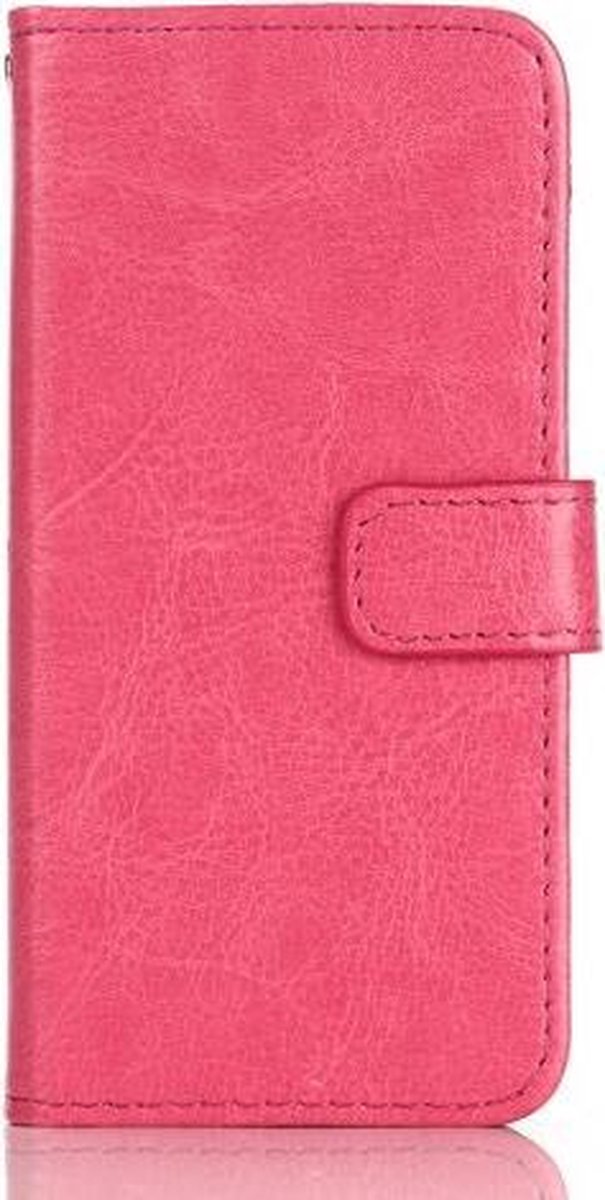 Protective Cyclone wallet case hoesje Geschikt voor: iPhone 5 5S SE Roze