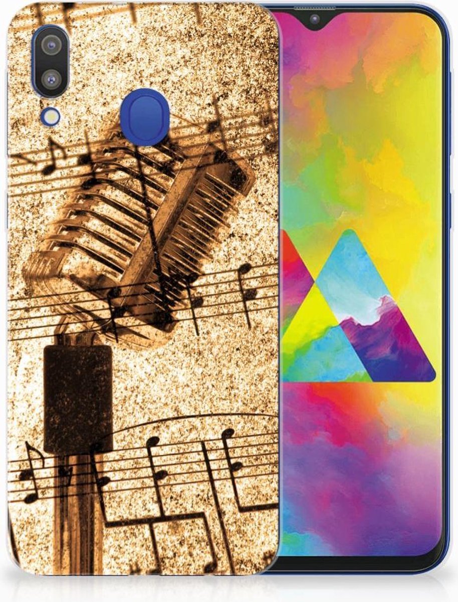 Samsung Galaxy M20 (Power) Siliconen Hoesje met foto Bladmuziek