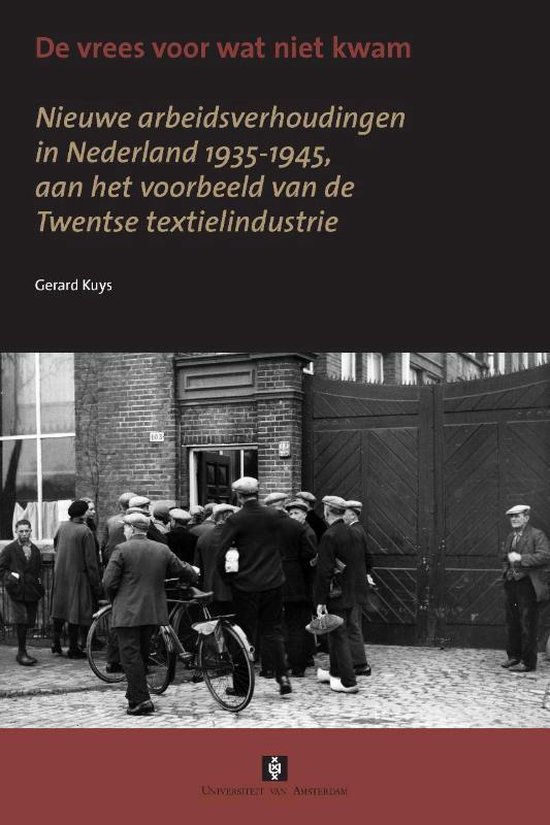Cover van het boek 'De vrees voor wat niet kwam'