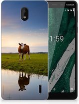 Nokia 1 Plus TPU Hoesje Design Koe
