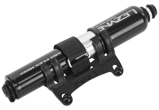 Lezyne Alloy Drive - Mountainbike handpomp - ABS Flex Hose met Valve Core Tool - Small - Zwart/Zilver van Lezyne — afbeelding 5
