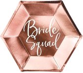borden Bride squad, rose goud, 23cm (1 zakje met 6 stuks)