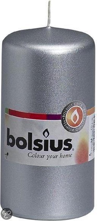 Bolsius Stompkaars Zilver 120/60 10 x 1ST - Voordeelverpakking