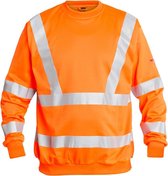 F. Engel 8011-228 EN 20471 Sweatshirt Oranje maat XS