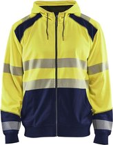 Blaklader Hooded sweatshirt High Vis - High Vis Geel/Marineblauw - 4XL