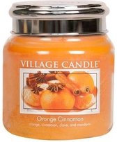 Village Candle - Orange Cinnamon Medium 105 branduren