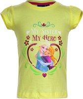Frozen T-Shirt Anna & Elsa My Sister Geel 104 (4 jaar)