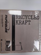 Papicolor Recycled Kraft Dubbele Kaart 132 x 132 mm Bruin