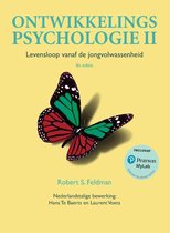 Ontwikklingspsychologie - Deel 3 Peuter- en kleutertijd