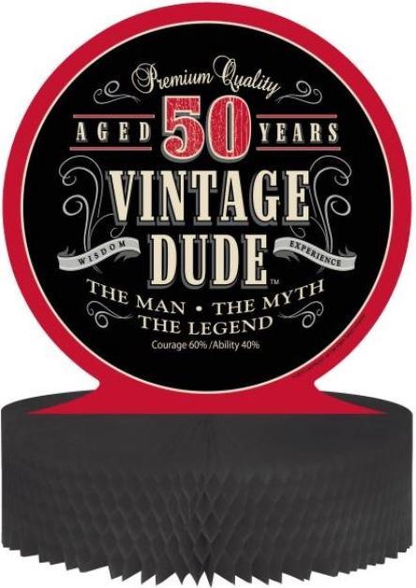 BIGIEMME SRL - Tafelversiering Vintage 50 jaar