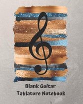 Blank Guitar Tablature Notebook