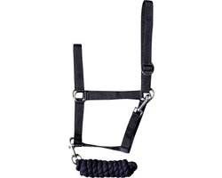 Halsterset Initial black cob