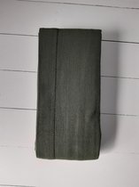 Linen&More Tafelkleed Indi Army Green 140x250 cm Groen