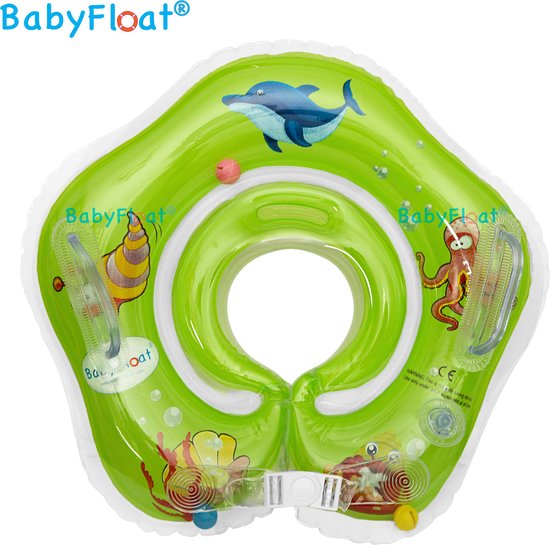 BabyFloat - Babyswimmer - Baby Zwemring - Groen | bol.com