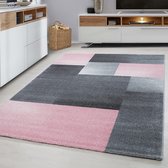 Modern vloerkleed - Broadway - 080x150 cm Roze