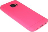 Siliconen hoesje roze Geschikt voor Samsung Galaxy S7