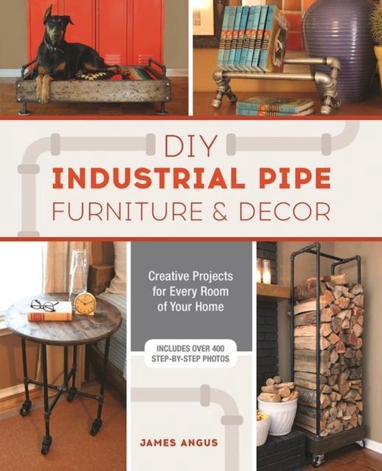 DIY Industrial Pipe Furniture & Decor - cover