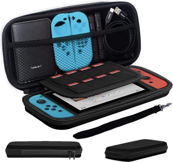 Hoes geschikt voor Nintendo Switch Case - Zwart