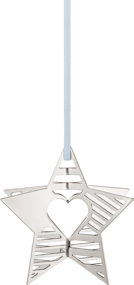 Georg Jensen Seasonal Christmas Collection 2019 Holiday Ornament Ster - Messing - Zilver