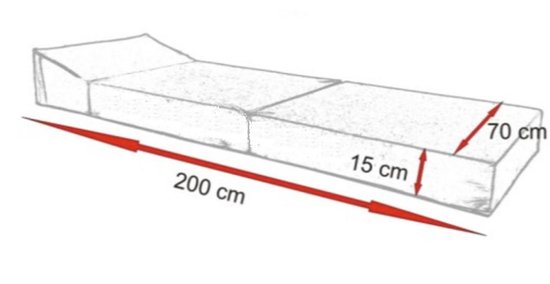Traumnacht Luxe Gastenmatras 3889218510, Met Visco-Oplegger en Matras